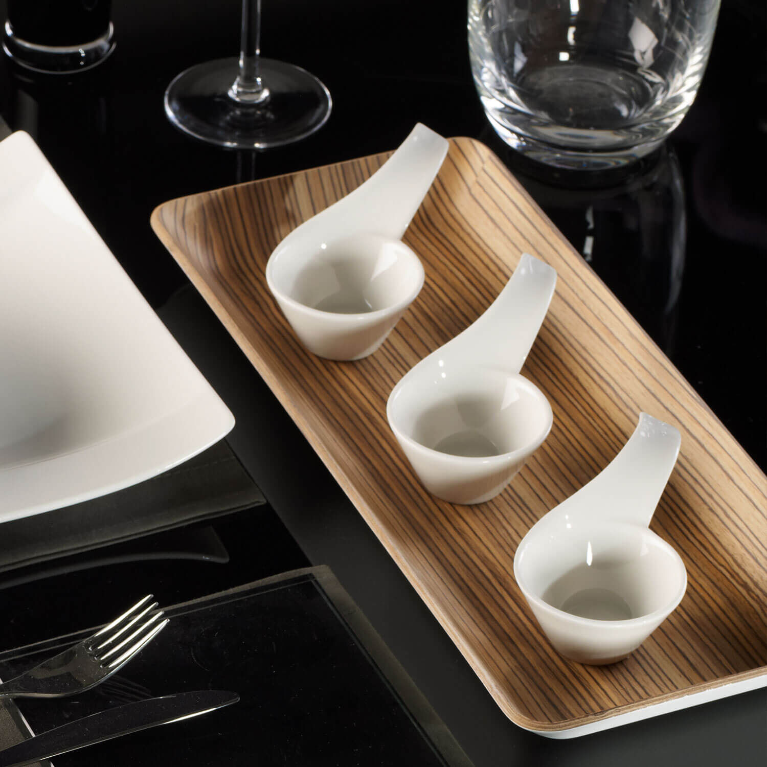 NewWave Dipping bowl White, 1.4 oz, Premium Porcelain