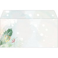 Enveloppe à motif de Noël 'Eucalyptus magic'