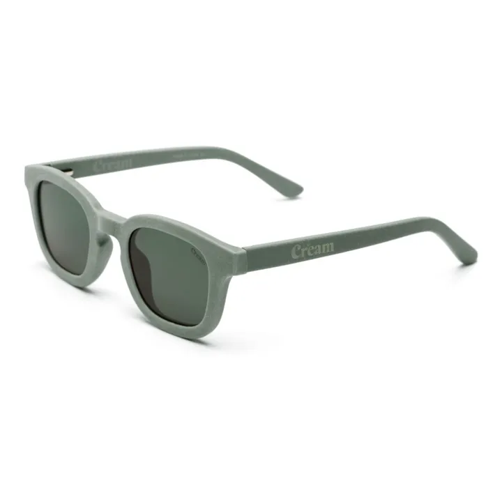 Cream Lunettes de Soleil Carré | Vert kaki