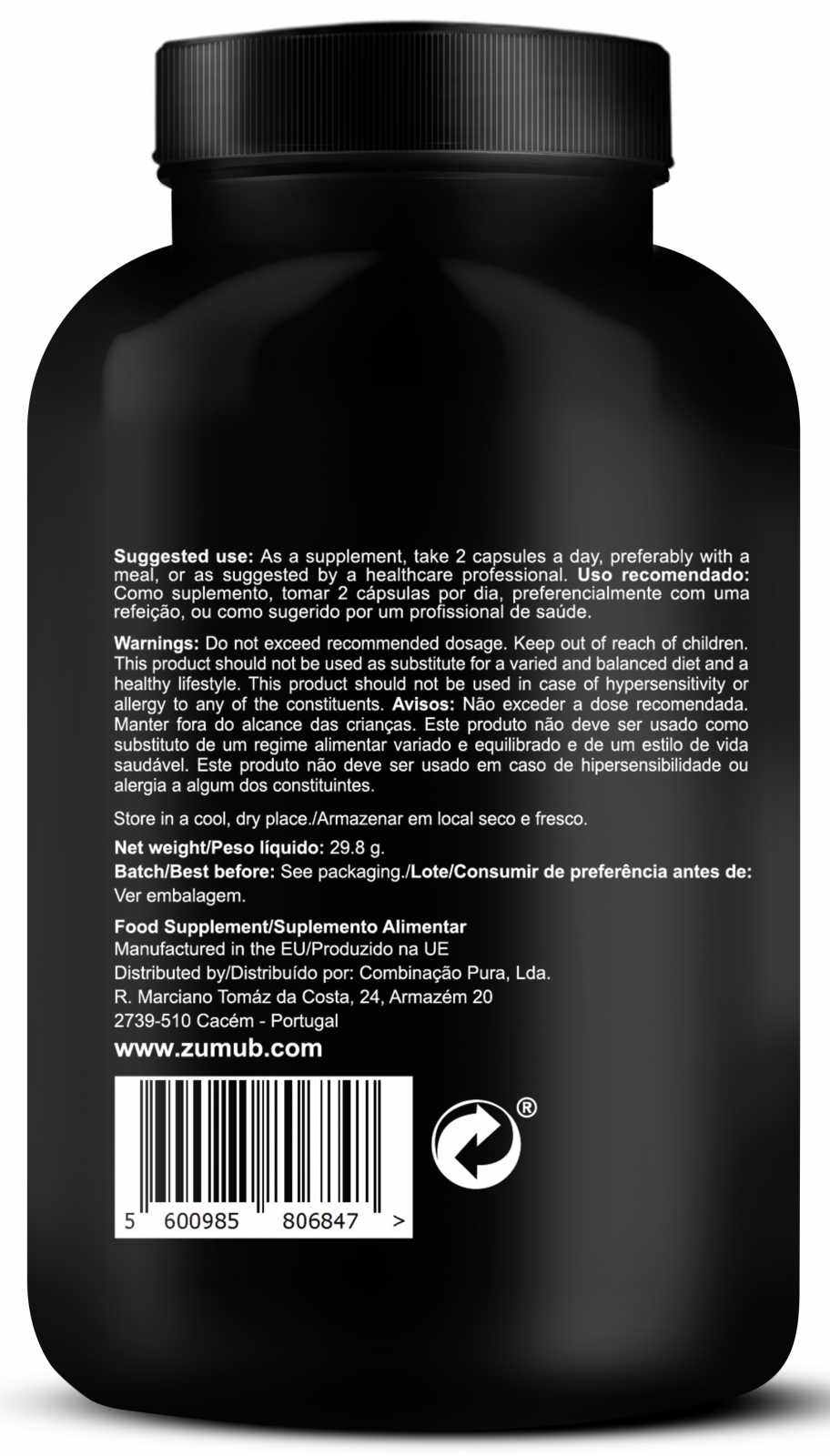 Zumub Professional Probiótico 60 cápsulas