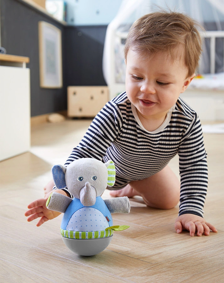 Stehauffigur ELEFANT in bunt