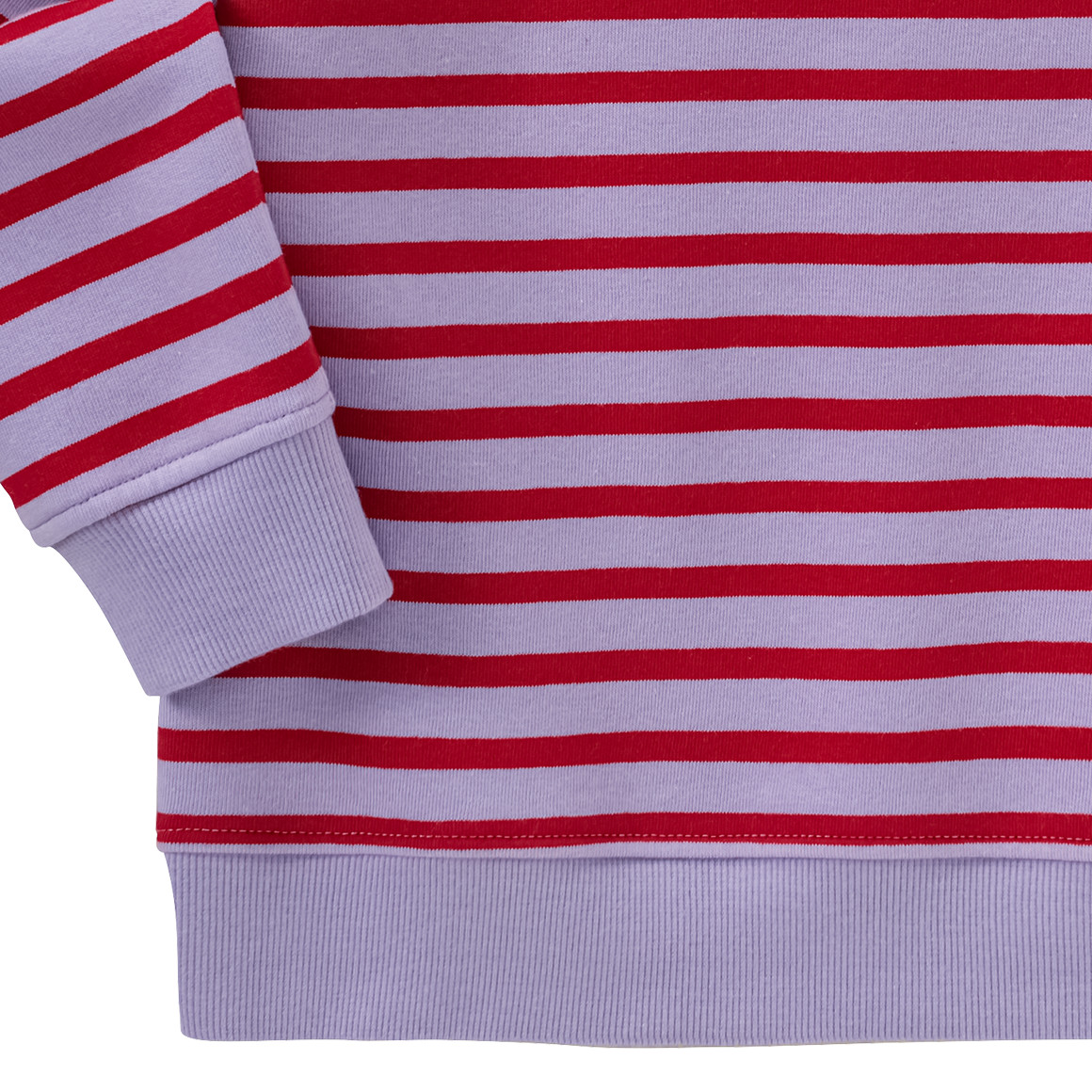 Jonas Nielsen Mädchen Sweatshirt mit Stickerei helllila / rot