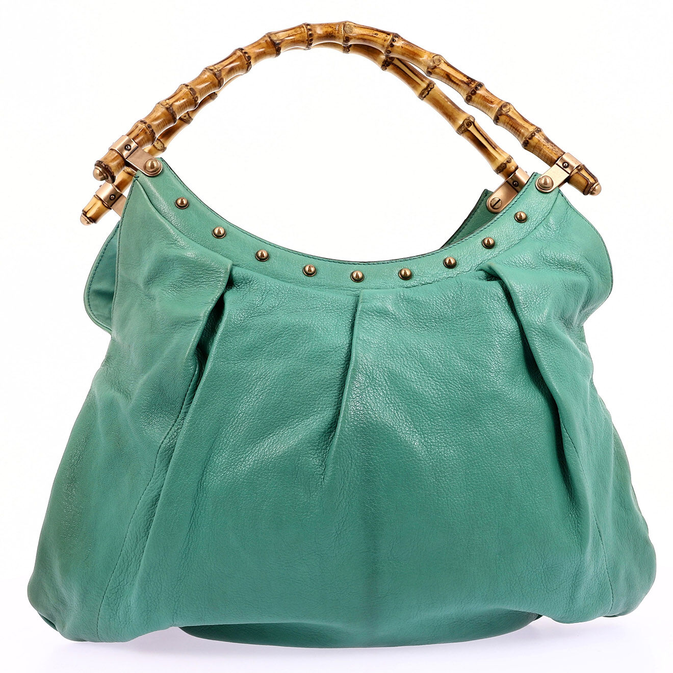 Gucci Sac Cabas en Cuir vert Etat: Très bon état - Longueur 43 cm