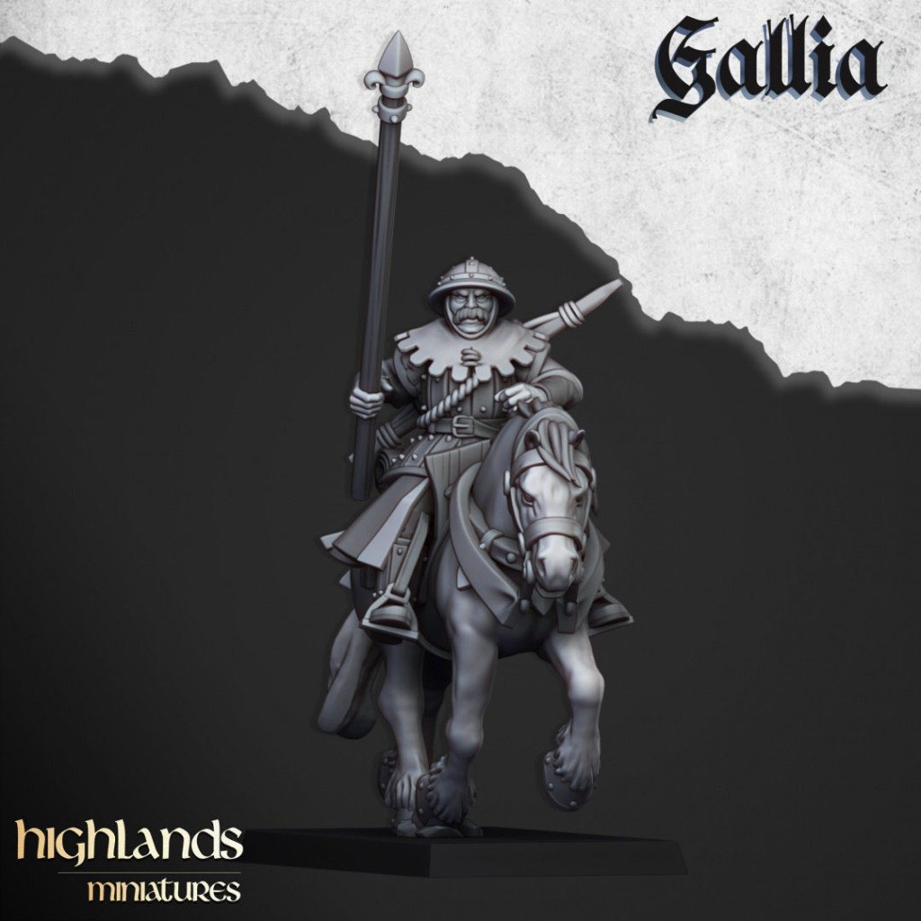 Highlands Miniatures - Gallia - Sergents Montés