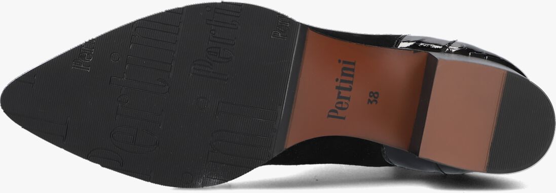 PERTINI zwarte pertini enkellaarsjes 30961