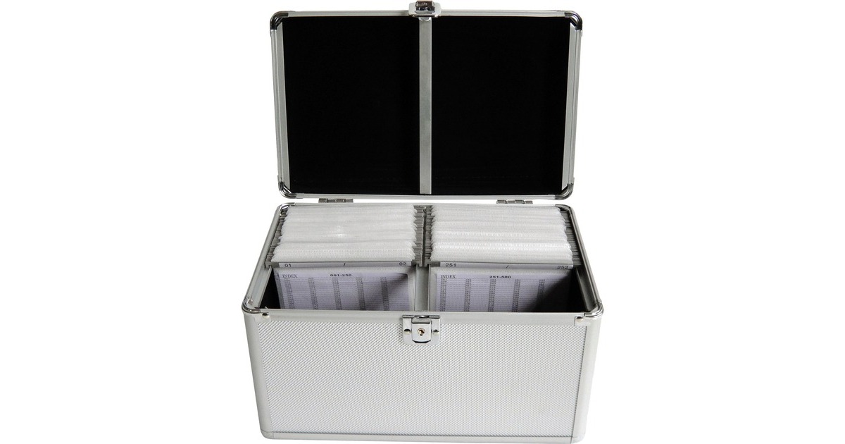 MediaRangeCD/DVD Koffer  (Zilver, 200 stuks, Retail)
