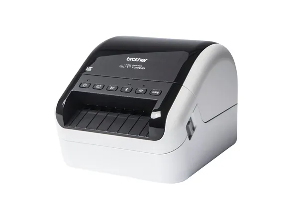 Brother QL-1110NWB - Etiketprinter - direkte termisk - Rulle (10,36 cm) - 300 x 300 dpi - op til 110 mm/sek. - USB 2.0, Bluetooth 2.1 EDR - skærer