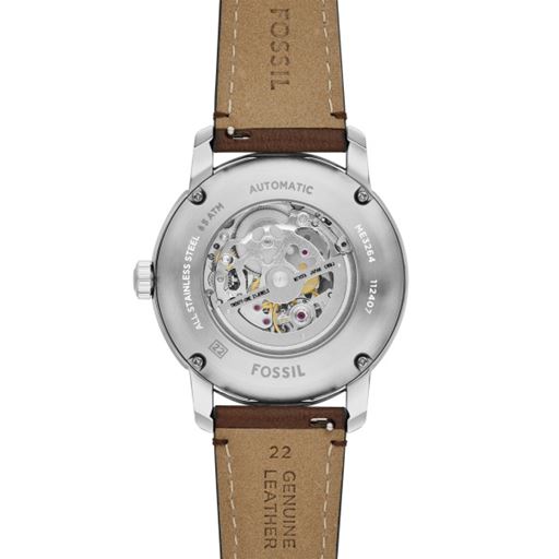 Fossil Heritage ME3264 Herreur, Silver/Brown, 43 mm