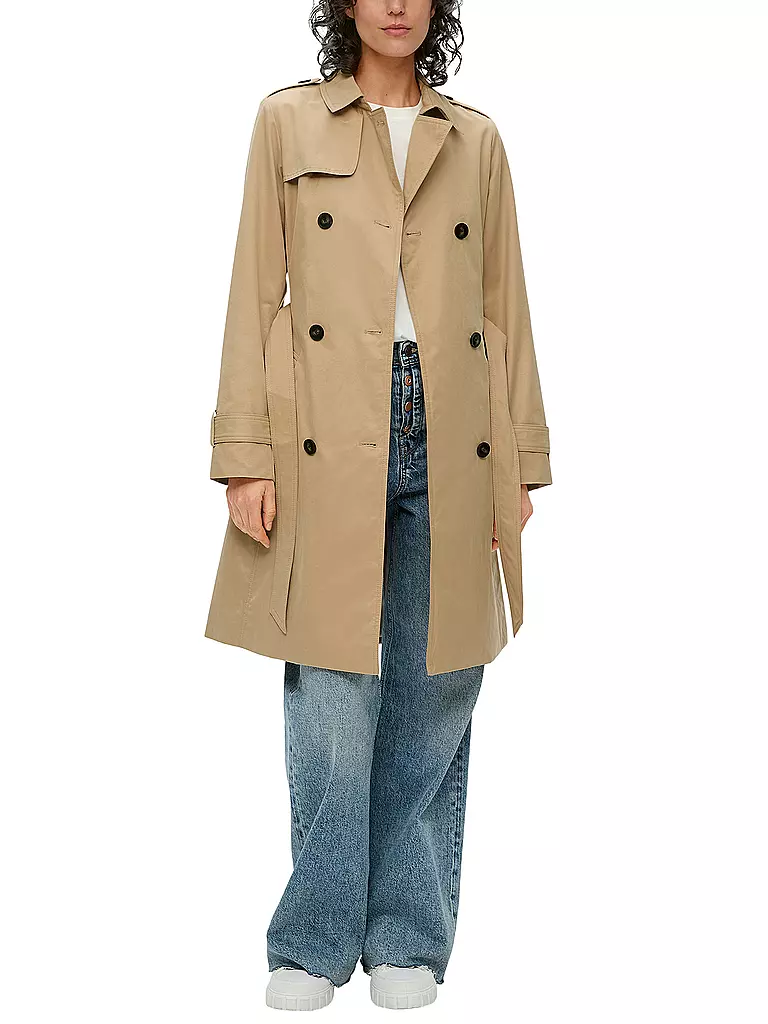 S.OLIVER Trenchcoat braun