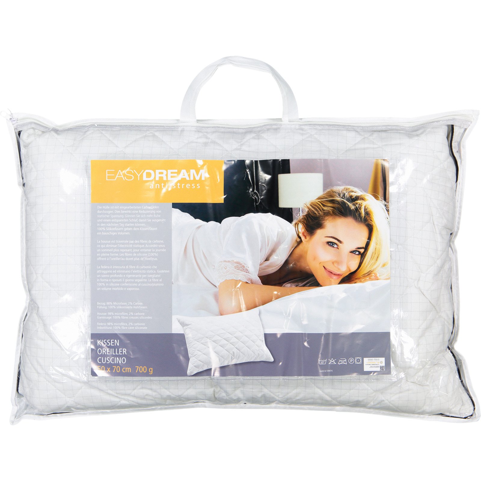 Easy Dream Kissen anti stress mit Carbonfäden