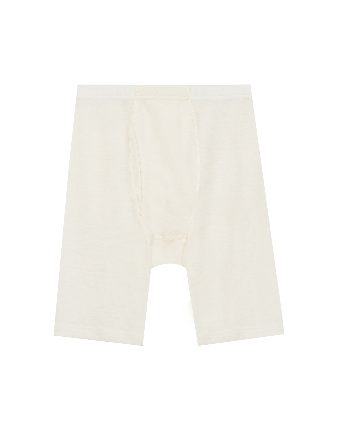Lange boxershort van merinowol met gulp voor heren