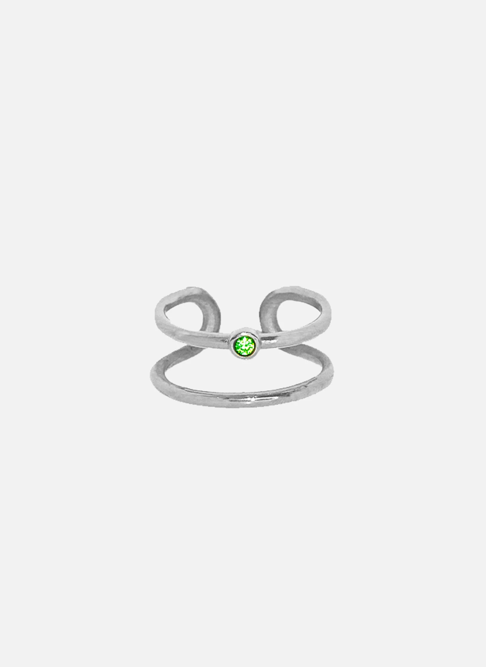 MERCURE - Bague fine mercure | Vert