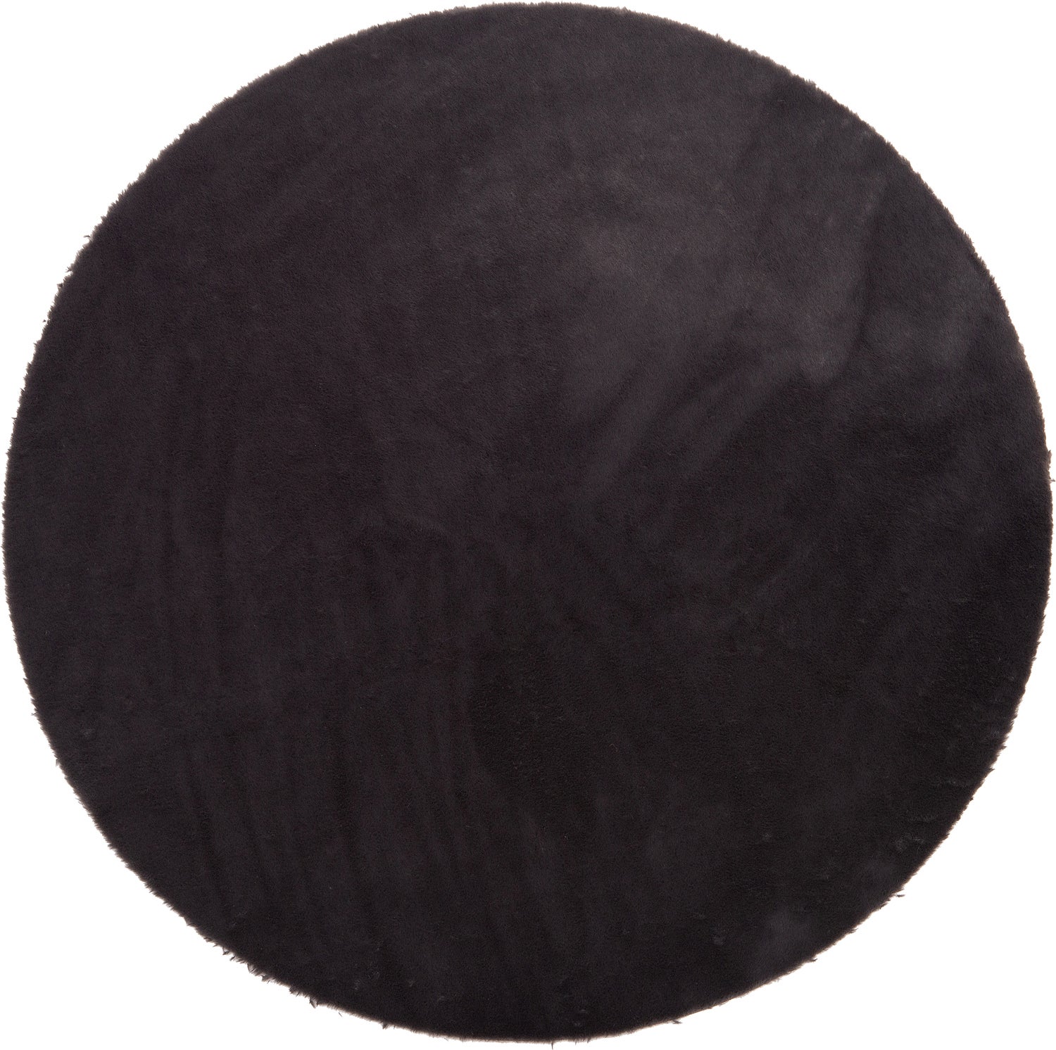 Intratuin vloerkleed imitatiebont Konijn grijs D 80 cm