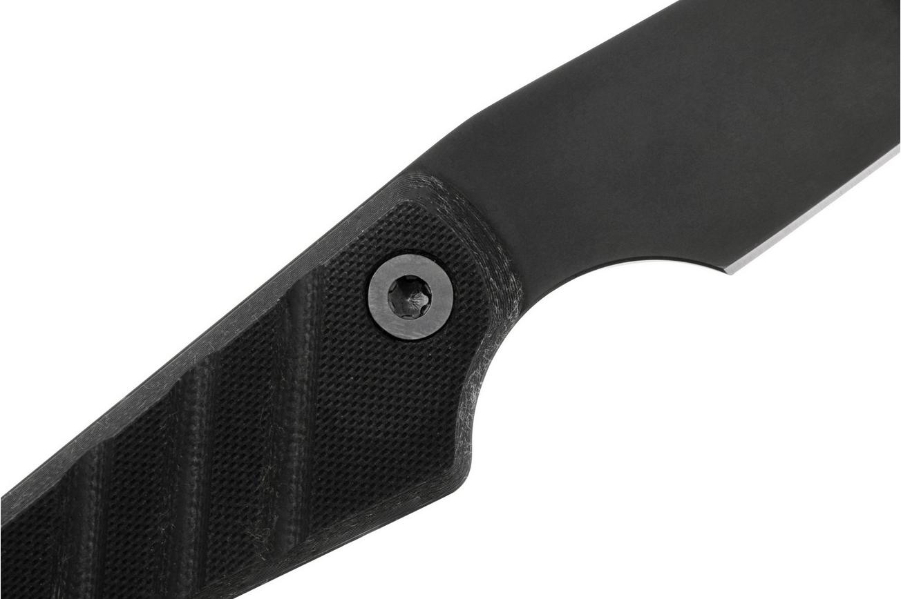 Medford UDT-1 Black PVD S45VN, Black G10, Black PVD Hardware, Kydex schede, vaststaand mes