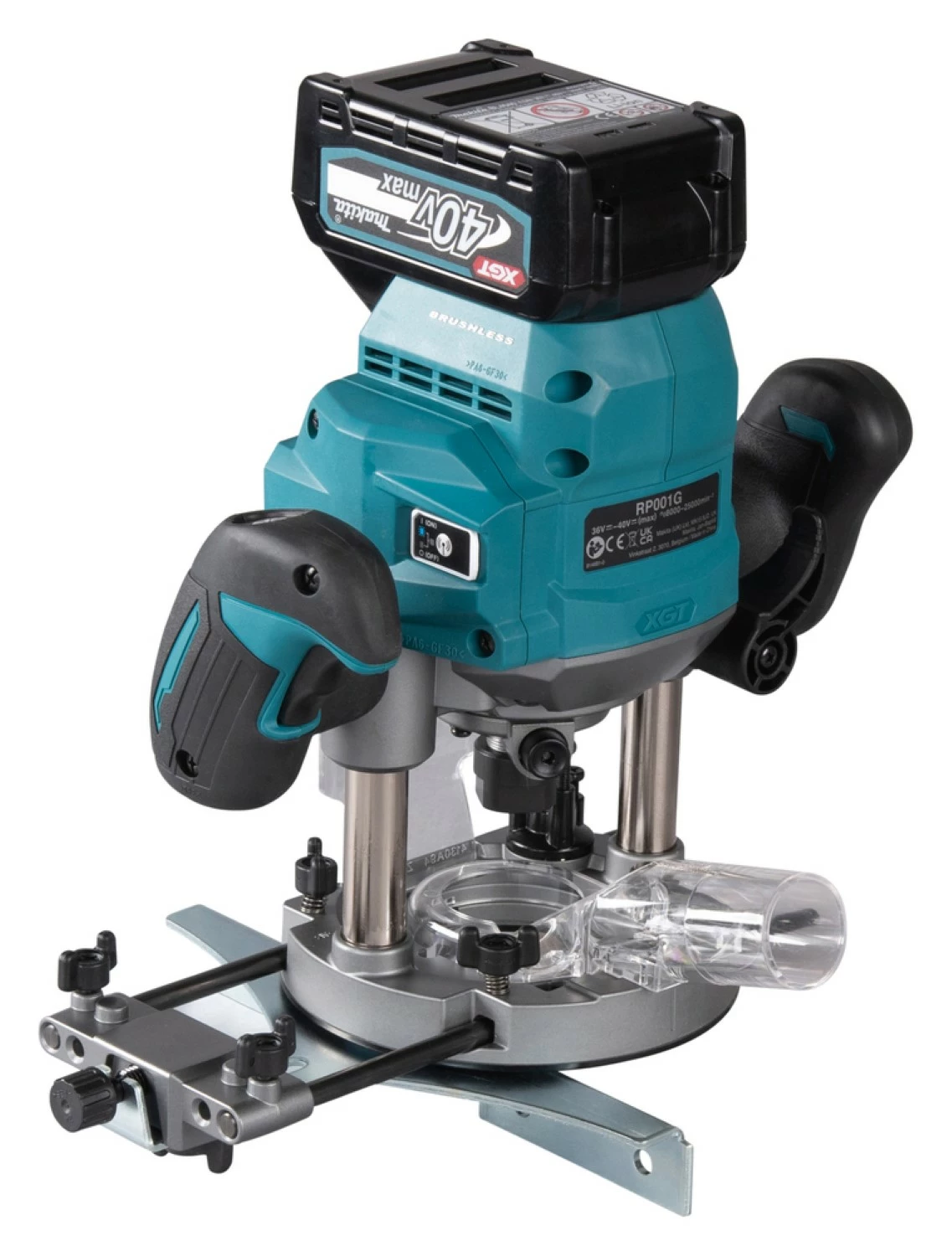 Makita RP001GZ02 XGT 40V Max Bovenfrees body in Mbox - 1900W - 12 mm