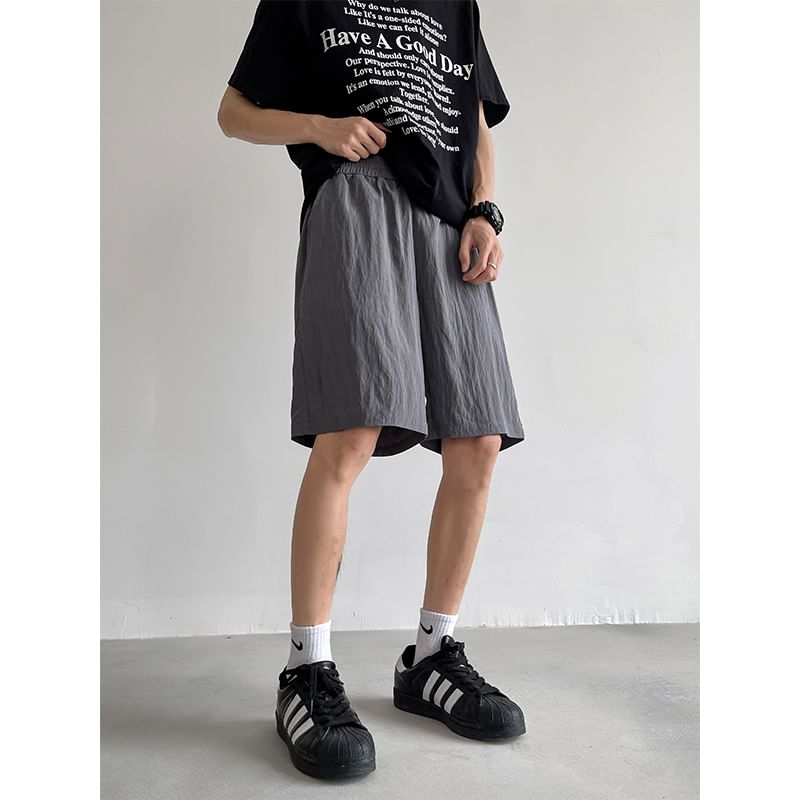 Posive - Mid Rise Plain Shorts