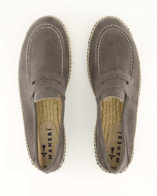 Manebi Hamptons Espadrilles in Grau