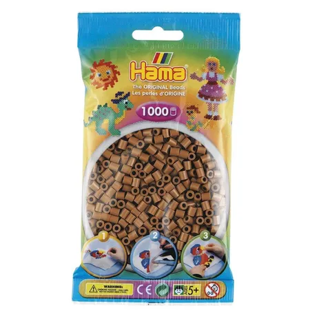 Hama Bügelperlen Beutel 1000 Stk. Nougat