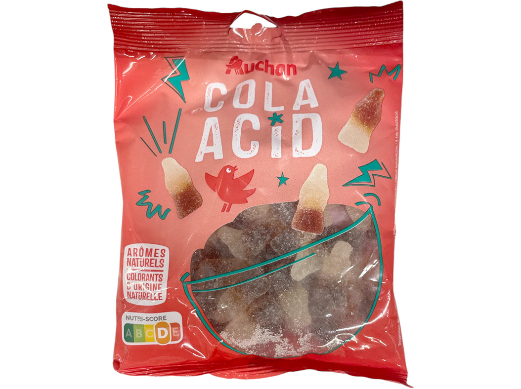 GOMAS AUCHAN COLA ACID 200G