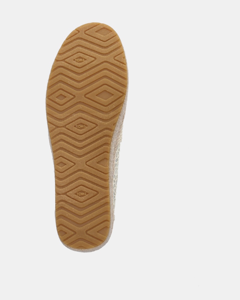 Toms Valencia Crochet Espadrilles  - ecru