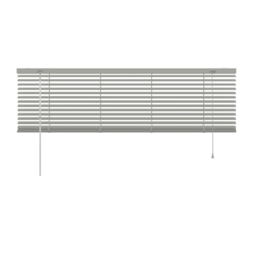 GAMMA aluminum jaloezie 25 mm donkergrijs (kleurnr. 202) 140x250 cm (bxh)