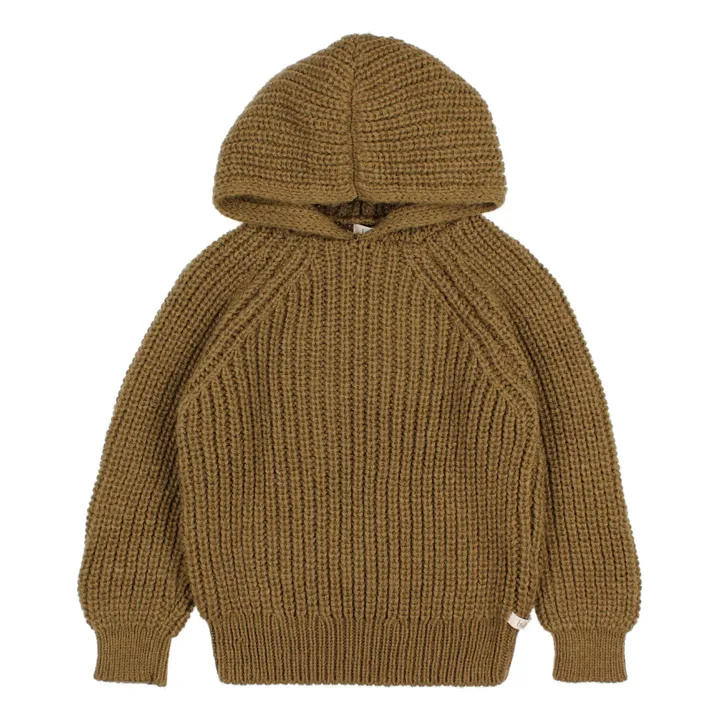 Búho Pull à Capuche | Vert kaki