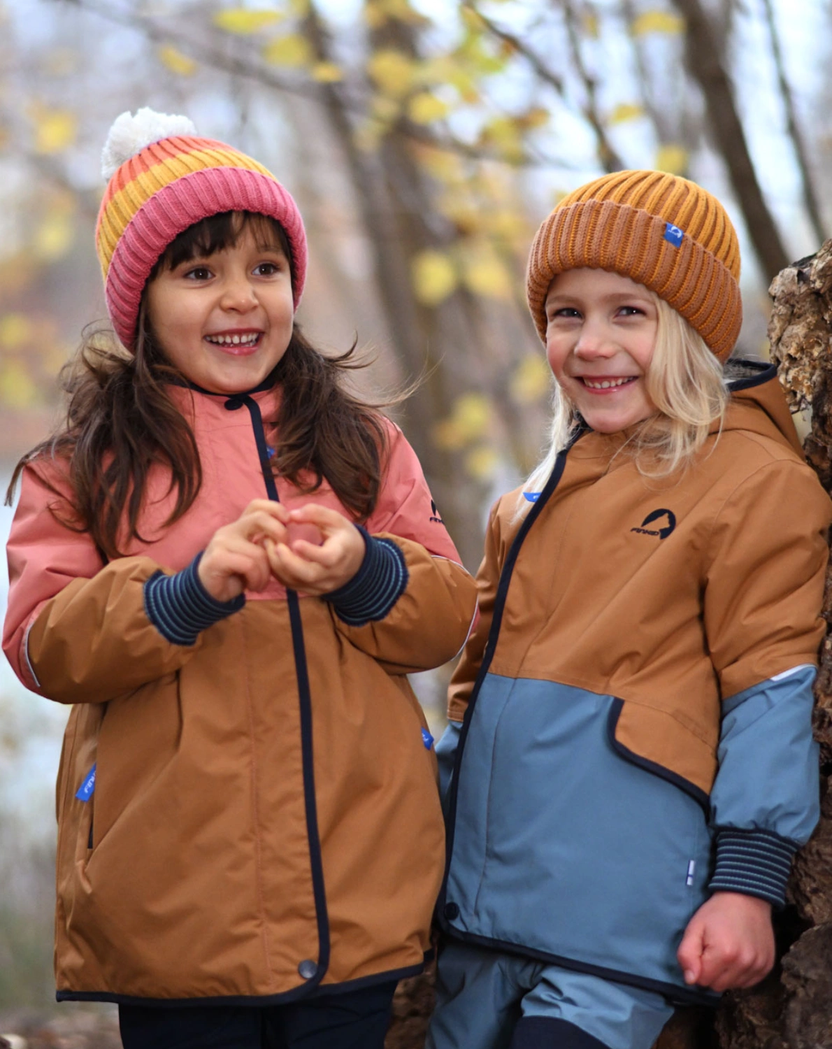 Winterjacke MOSKA MUKKA mit Teddyfutter in almond/navy