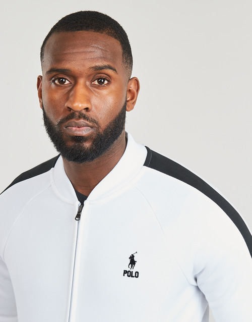 Polo Ralph Lauren - BOMBER AVEC BANDES Blanco / Negro / Blanco / Multiple