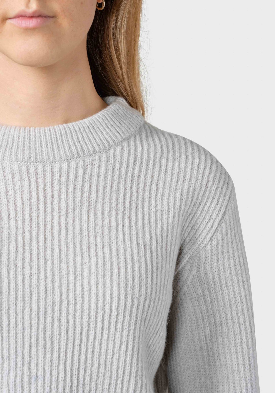 Klitmøller Collective Strickpullover Gerda Pastel Grey