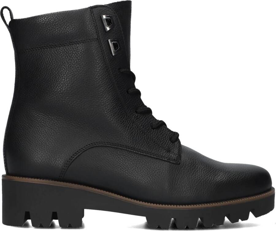 GABOR Veterboots Dames 055 Maat: 41 Materiaal: Leer Kleur: Zwart