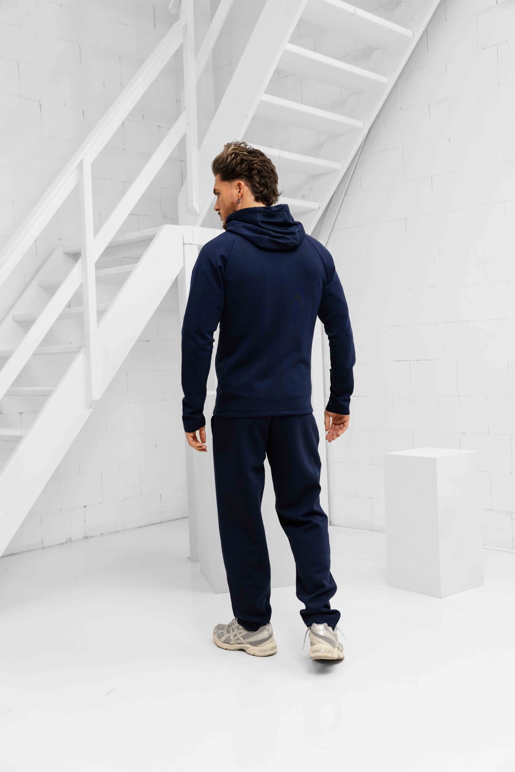 Lacoste Sport Hooded Trainingspak Heren Donkerblauw