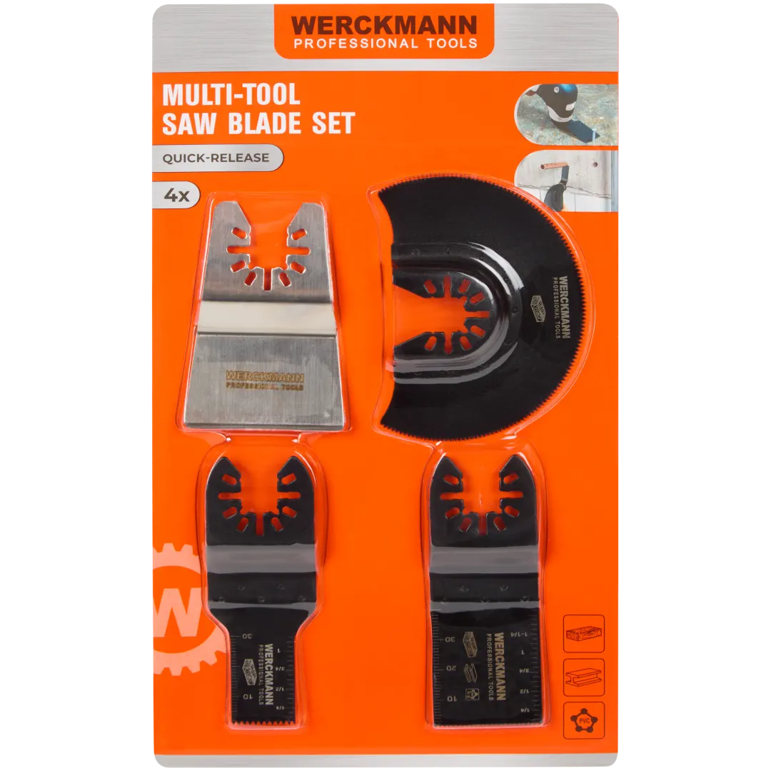 Jeu de lames pour scie multi-fonction Werckmann