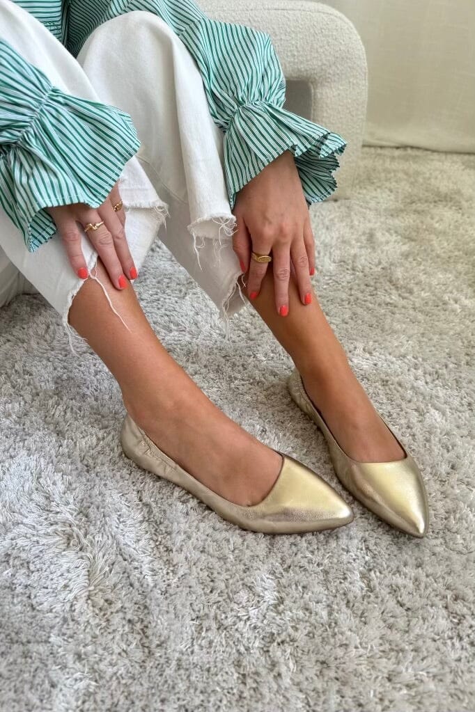 Copenhagen Shoes Ballerina 23 Leather 005 gold