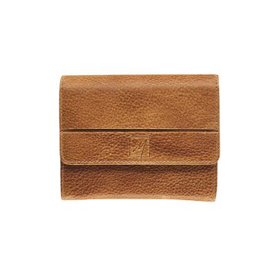 Porte-monnaie compact Savannah - cognac - label M