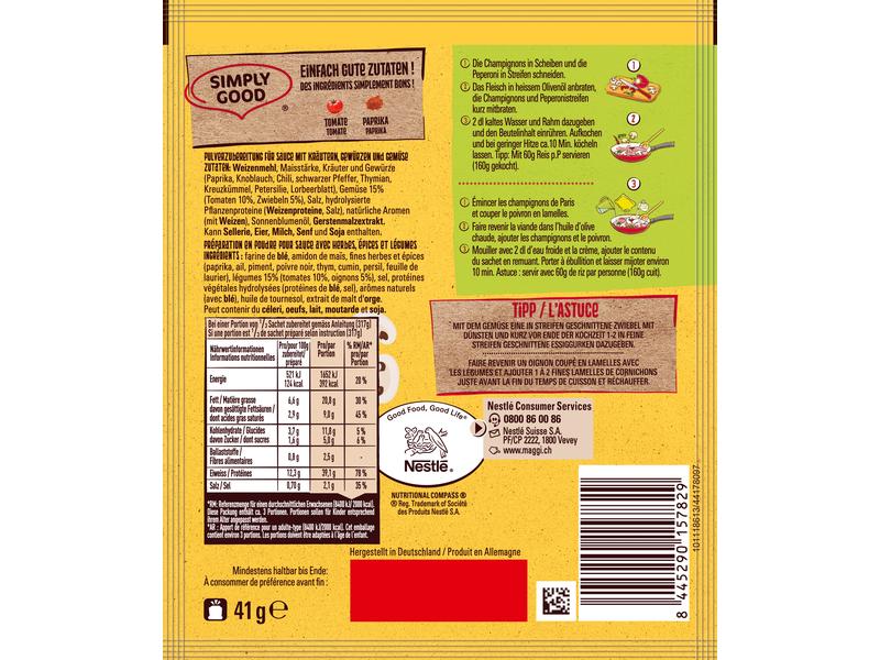 Maggi Mix Stroganoff 41 g Pulverzubereitung für Stroganoff