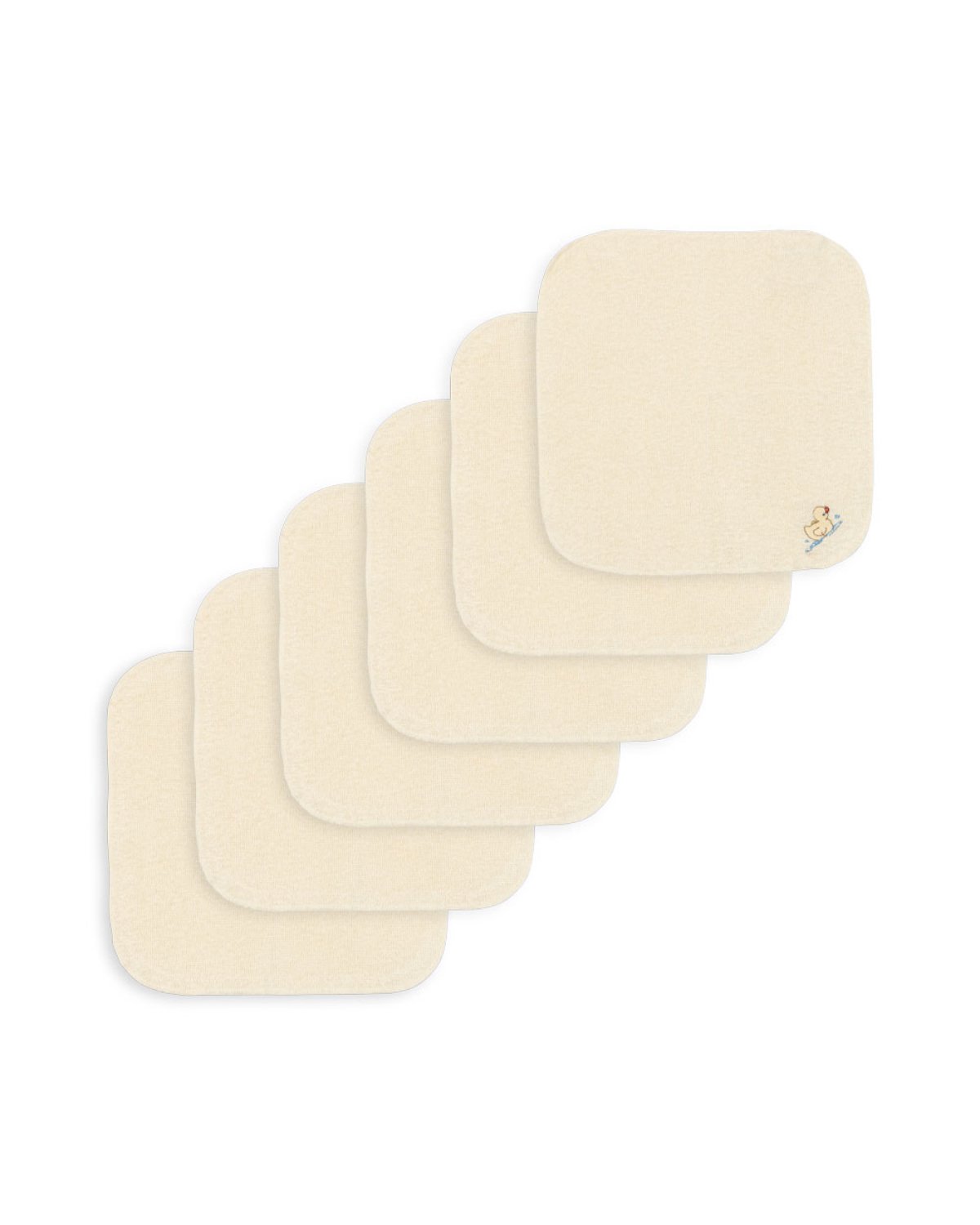 Gjenbrukbare Kluter 6pk, 25×25 cm – Øko Bomullsfrotté | Figo 6 Pack Terry Cloth GOTS