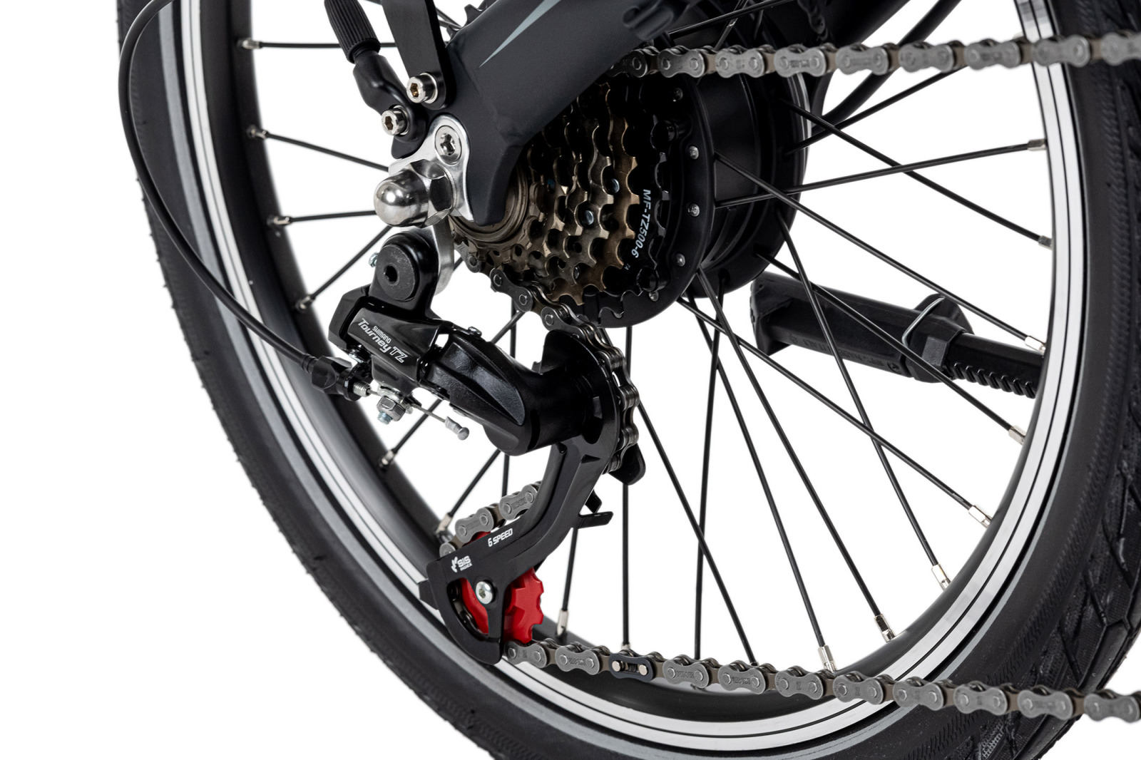 Adore E-Bike Faltrad 20'' COLOGNE - schwarz - Rahmenhöhe 30 cm