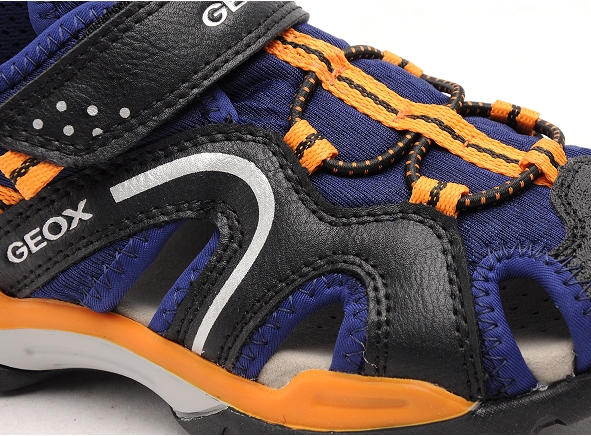 Geox nu pieds enfant j250rb  borealis garcon bleu