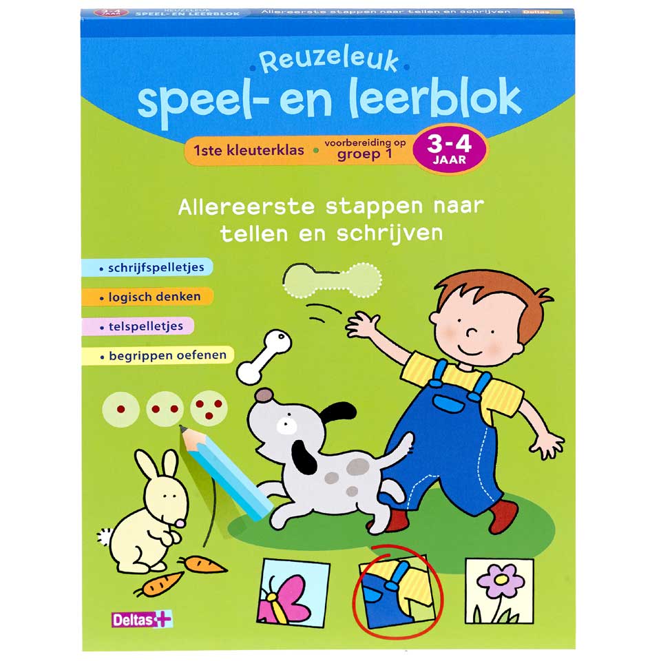 Reuzeleuk speel- en leerblok tellen en schrijven