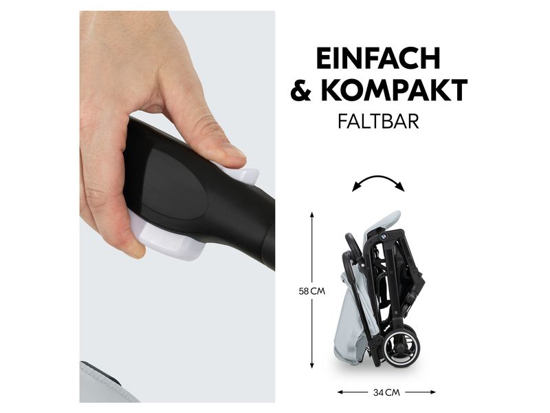 Hauck Buggy Travel N Care Simba Kompakter, leichter Reisebuggy im Simba Design