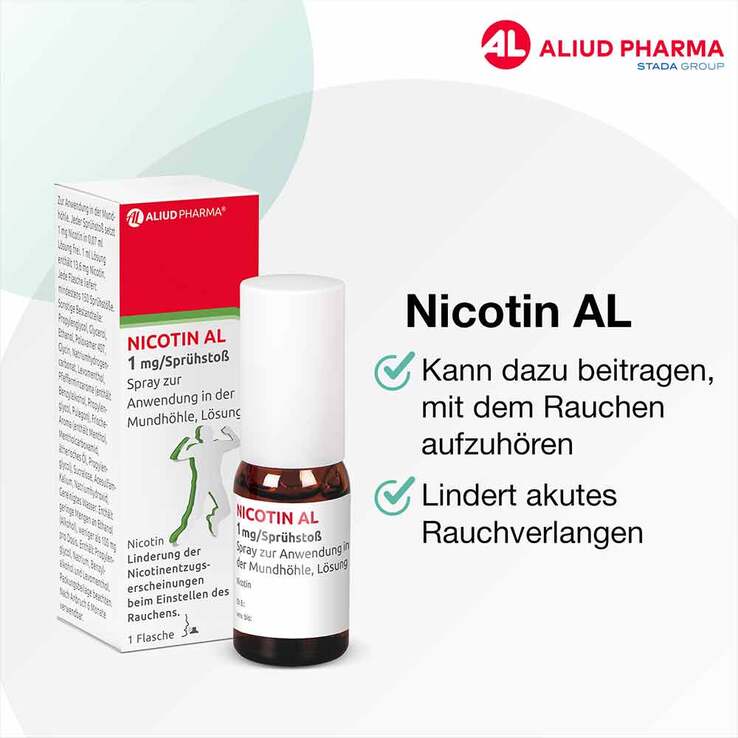 NICOTIN AL 1mg/Sprühstoß Spray, 2x2 St
