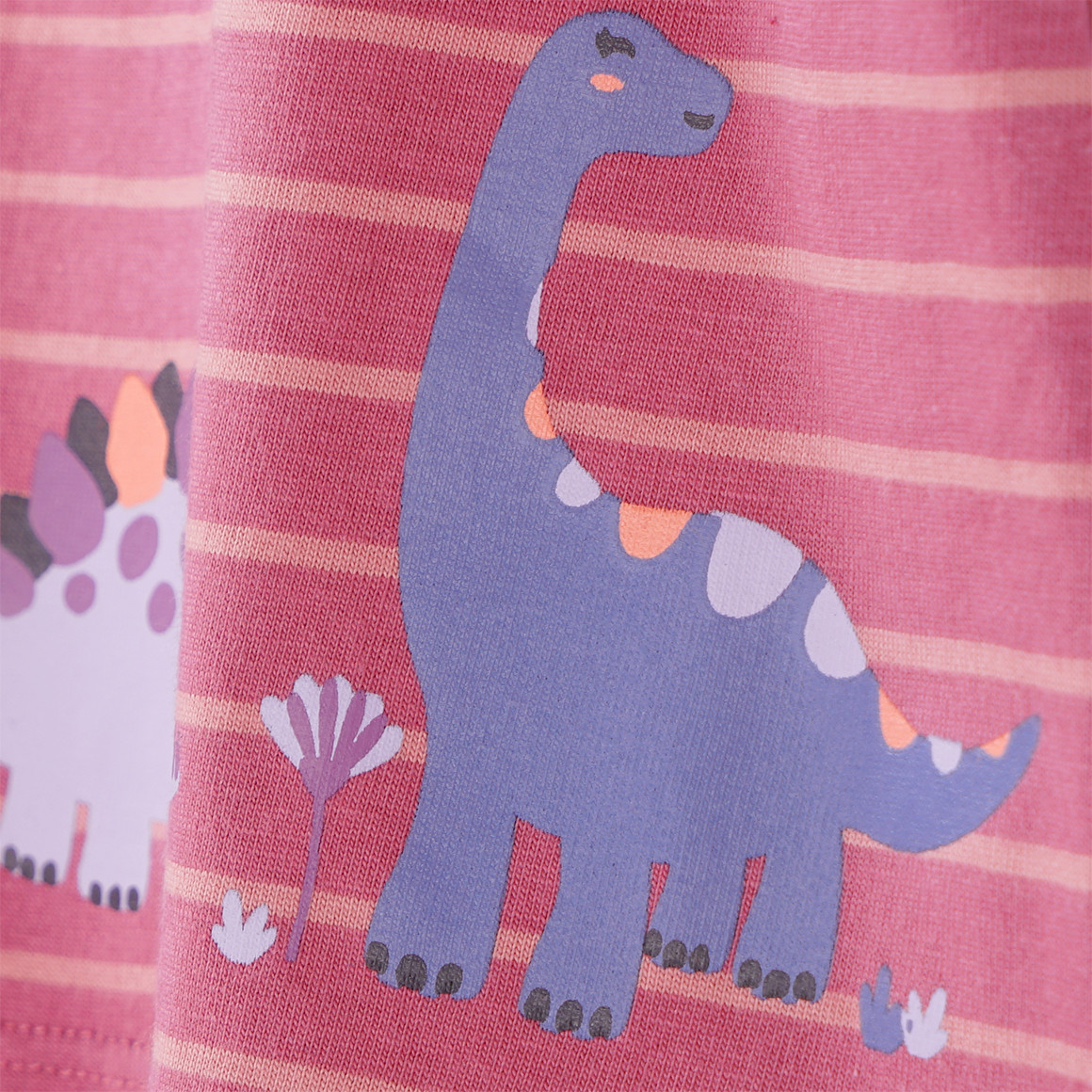 Topomini Baby T-Shirt mit Dino-Motiven beere
