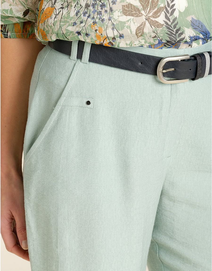 Pantalon chic vert