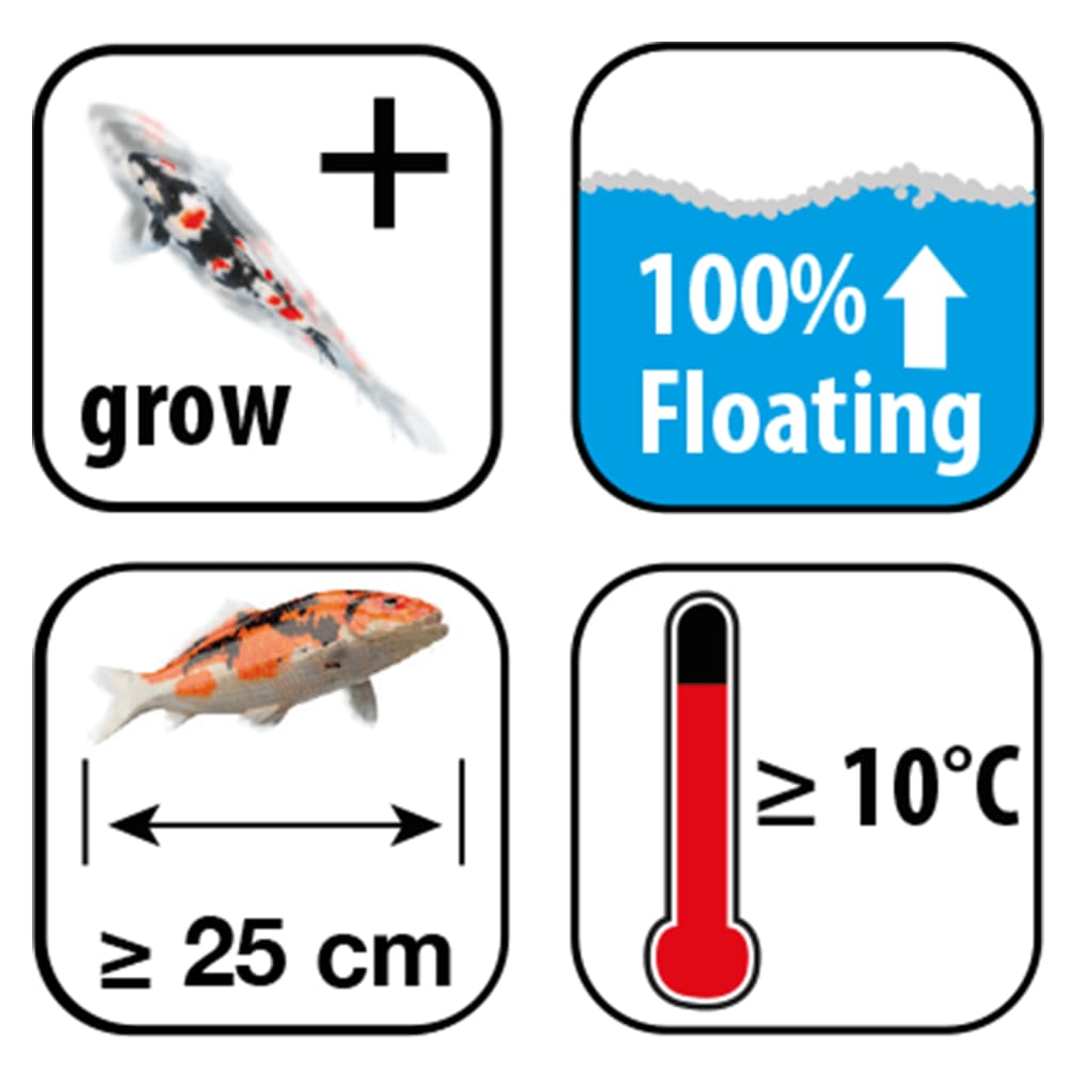 Ração para peixes Ubbink Heiko Koi Energy Menu 3 mm 3 l