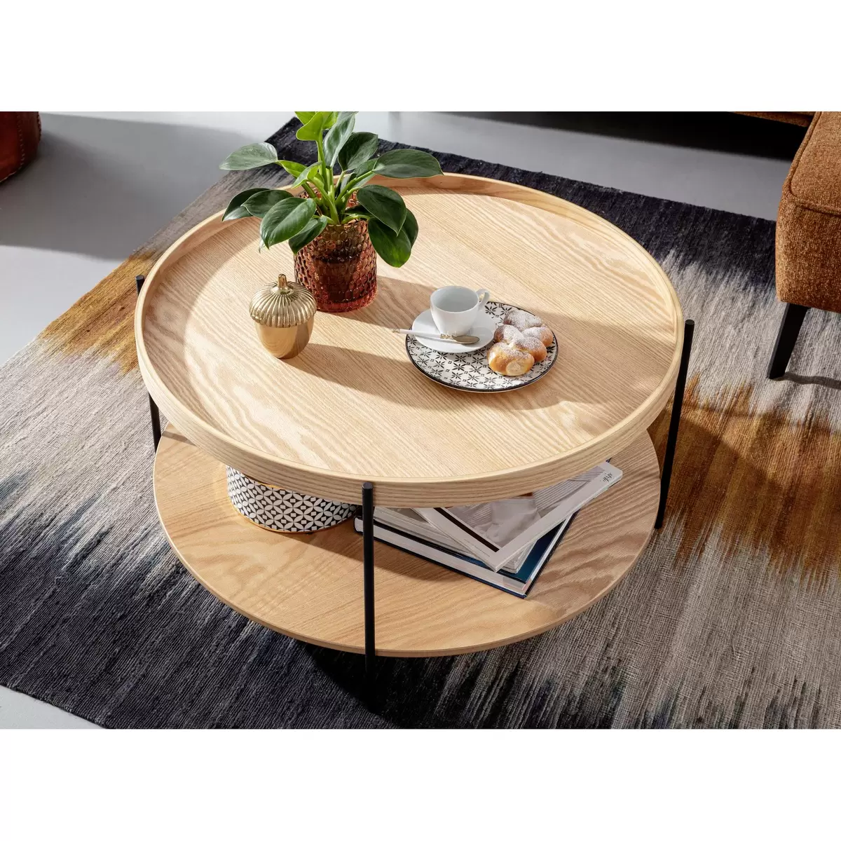Couchtisch Monier Eiche