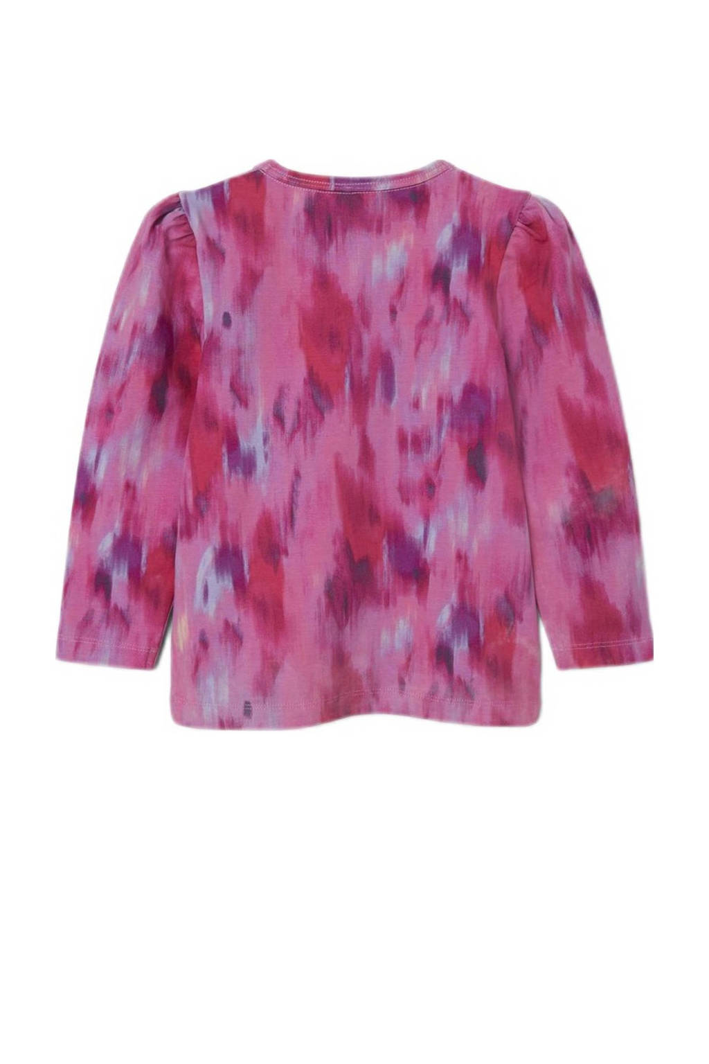 NAME IT longsleeve NMFLARIANA met all over print fuchsia/paars