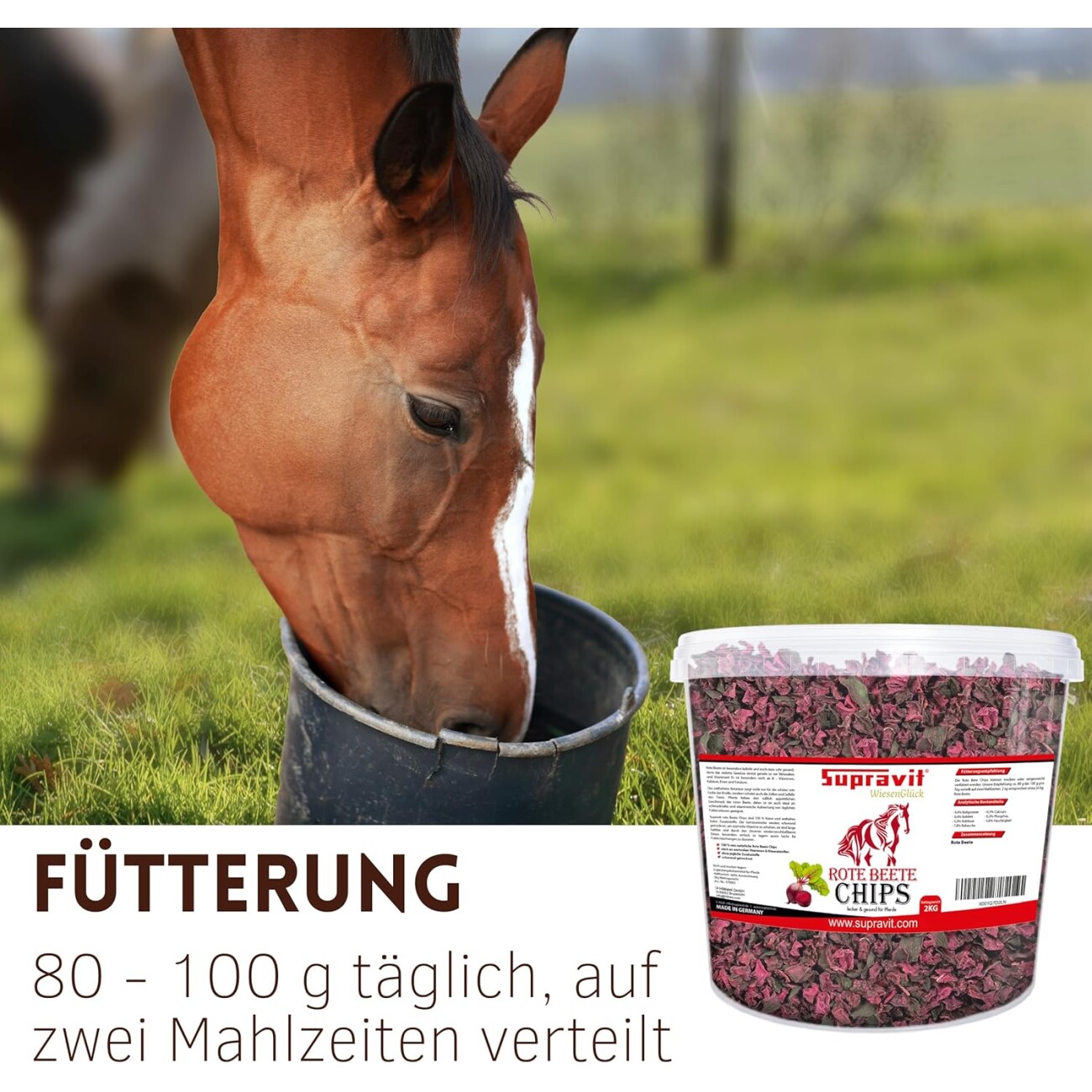 Supravit Rote Beete Chips 2kg Pferdeleckerli