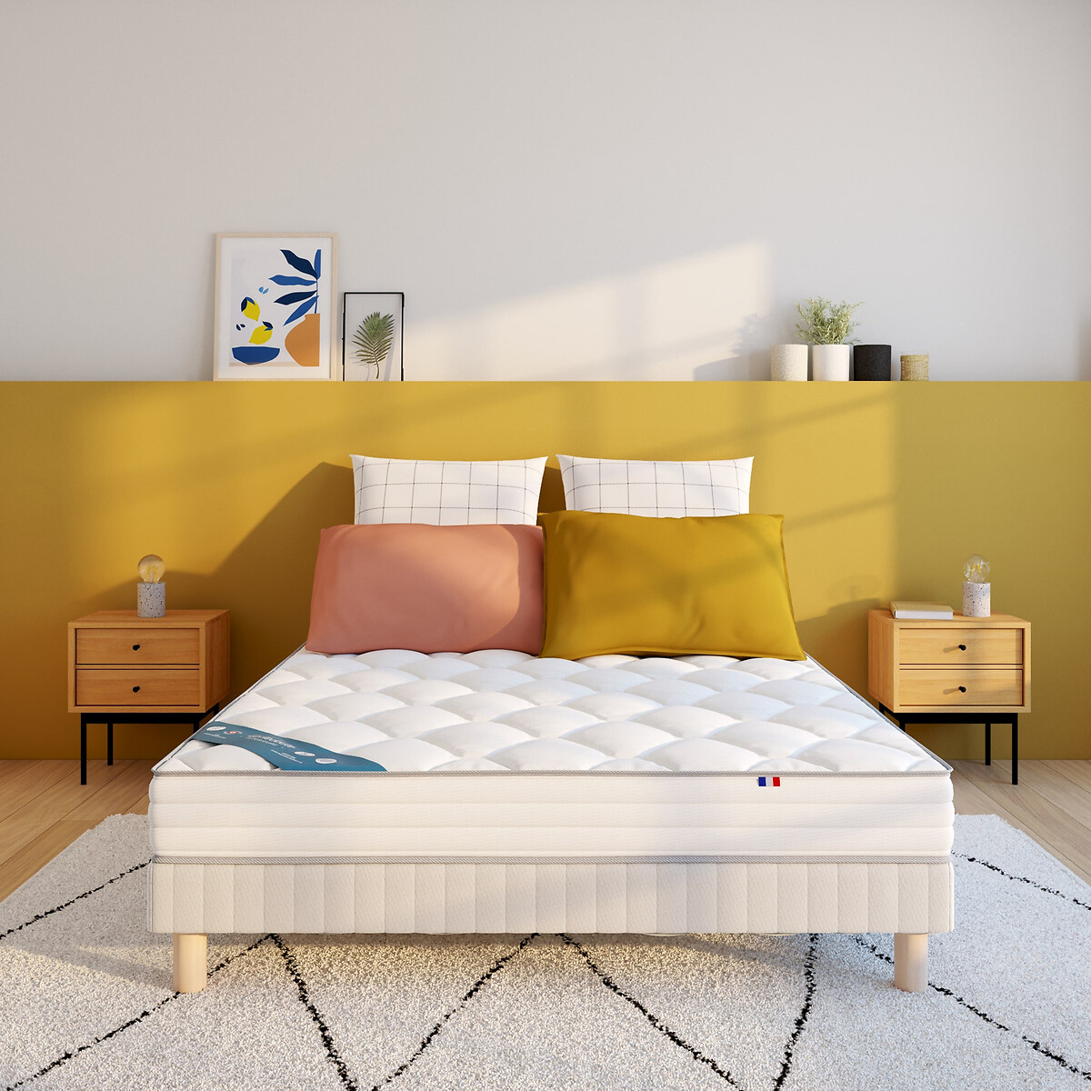 LA REDOUTE INTERIEURS<br>Colchão de látex e espuma viscoelástica H17cm