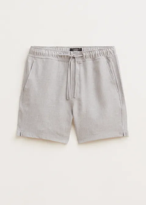 Korte broek melange grijs (GRS.MEL)