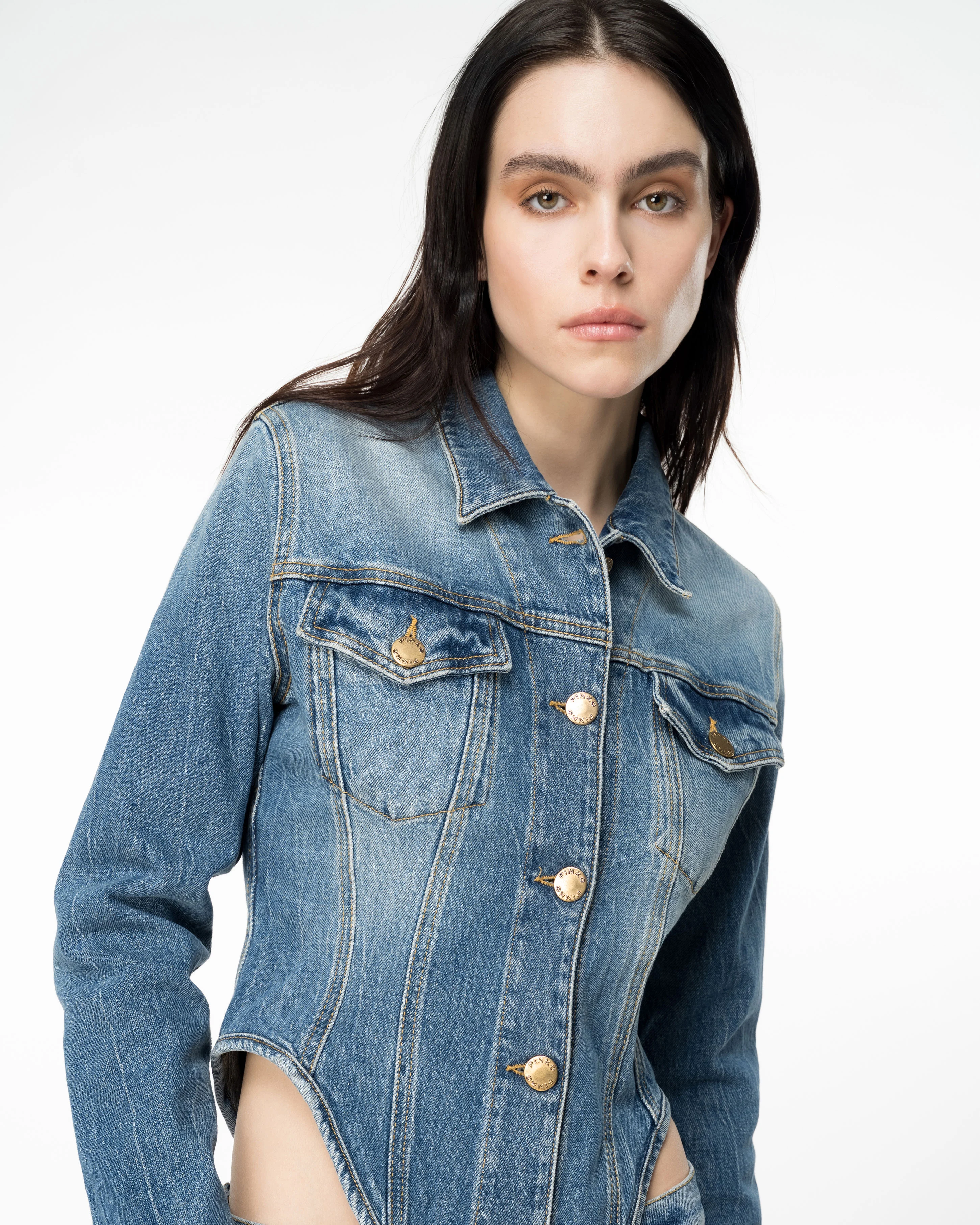 Blouson corset | Bleu